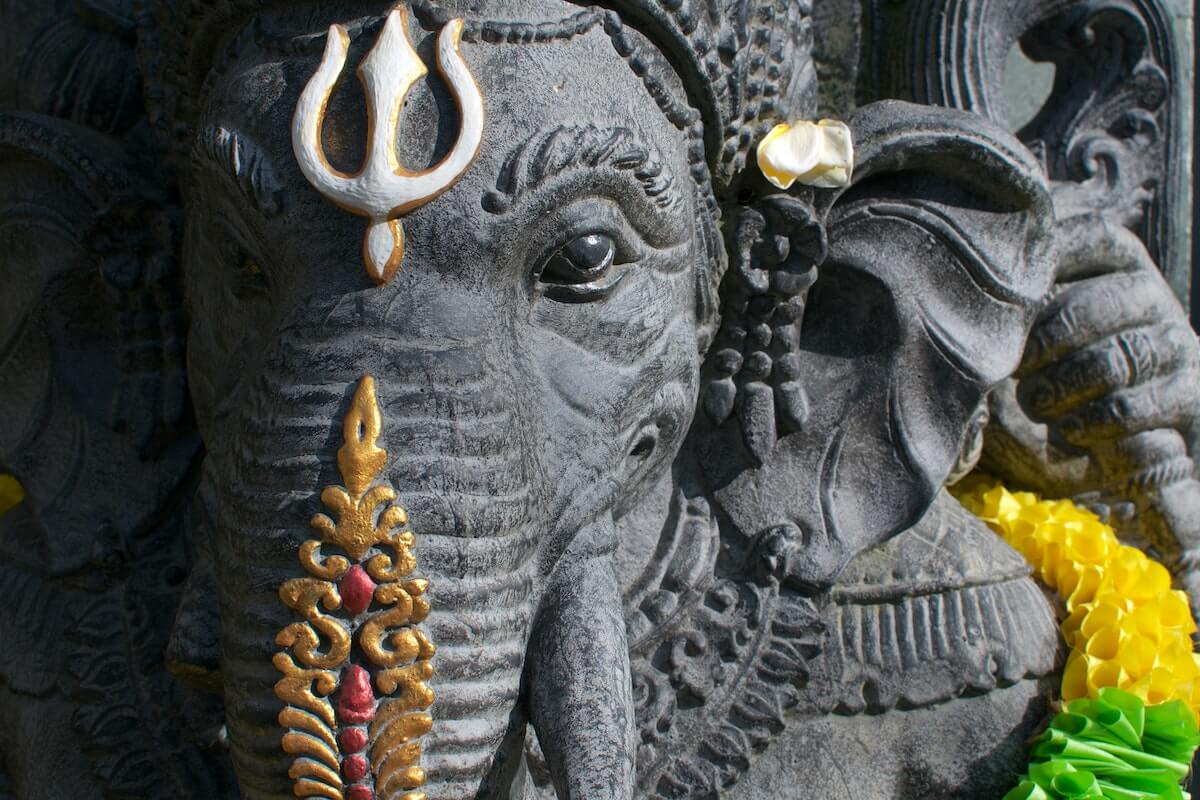 Statua di Ganesha, il dio Elefante